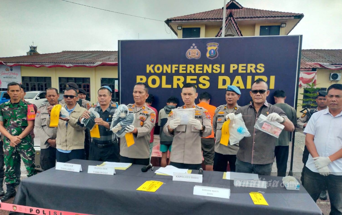 Diduga Bandar Narkoba, Polres Dairi Tangkap Mantan Polisi di Tigalingga
