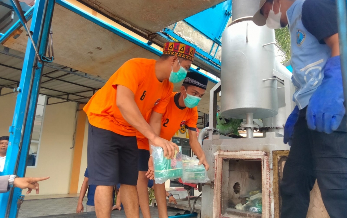 Satresnarkoba Polres Asahan Musnahkan 20 Kg Sabu