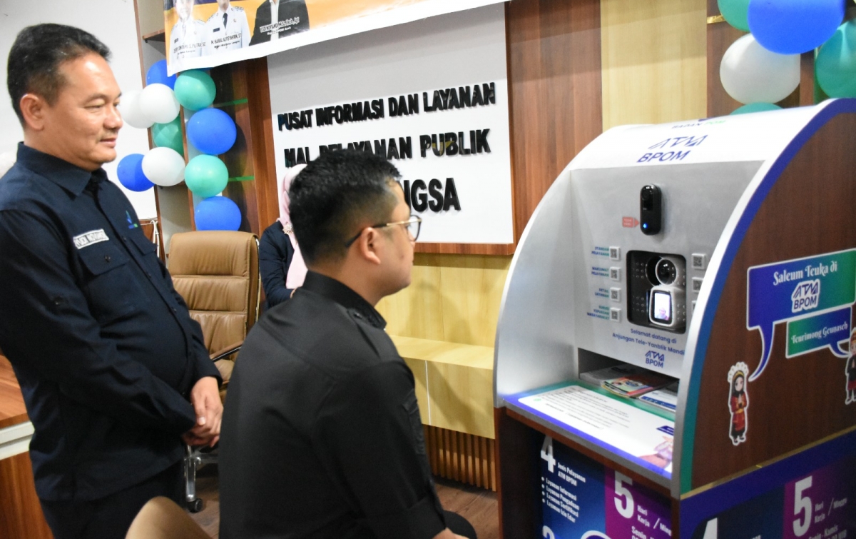 ATM BPOM Diresmikan di MPP Langsa