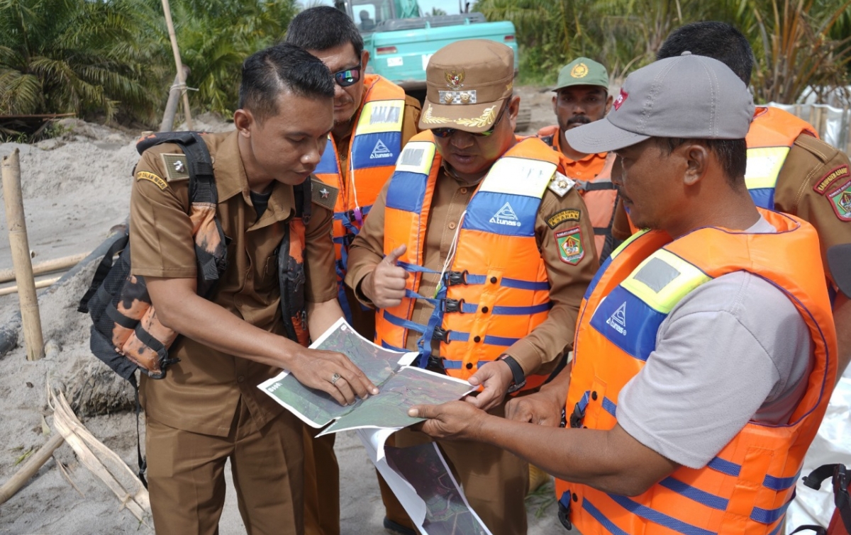 Tanggul Sungai Asahan Diperkuat, Pemkab Gandeng BWSS I dan Perum Jasa Tirta I