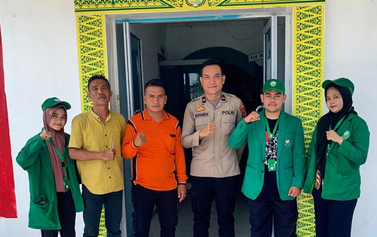 Polri Dukung Mahasiswa KKN UNIVA Hadirkan Inovasi di Desa Tebing Tinggi