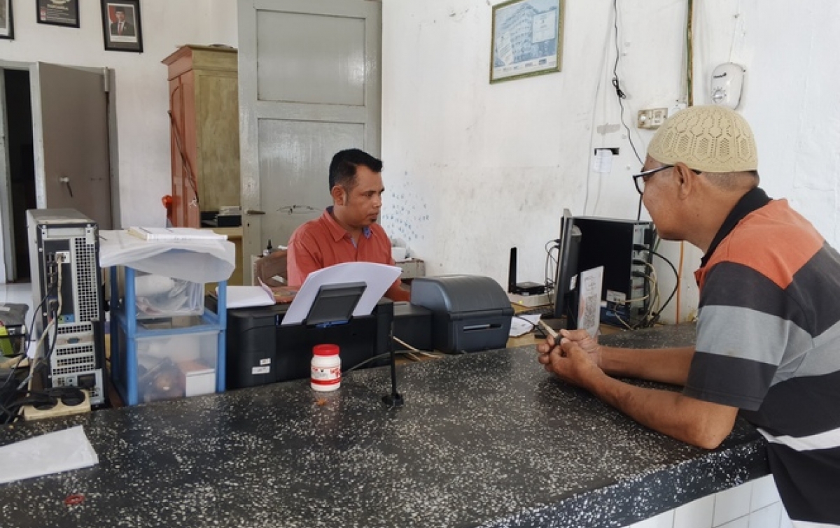 Pencairan BSU TK di Kantor Pos Natal Capai 90 Persen