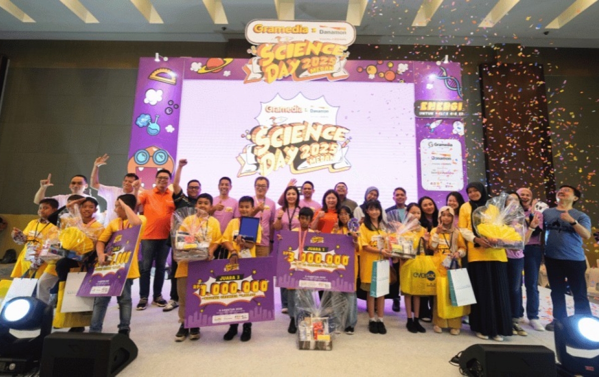 Ilmuwan Cilik Medan Unjuk Kreativitas di GSD 2025