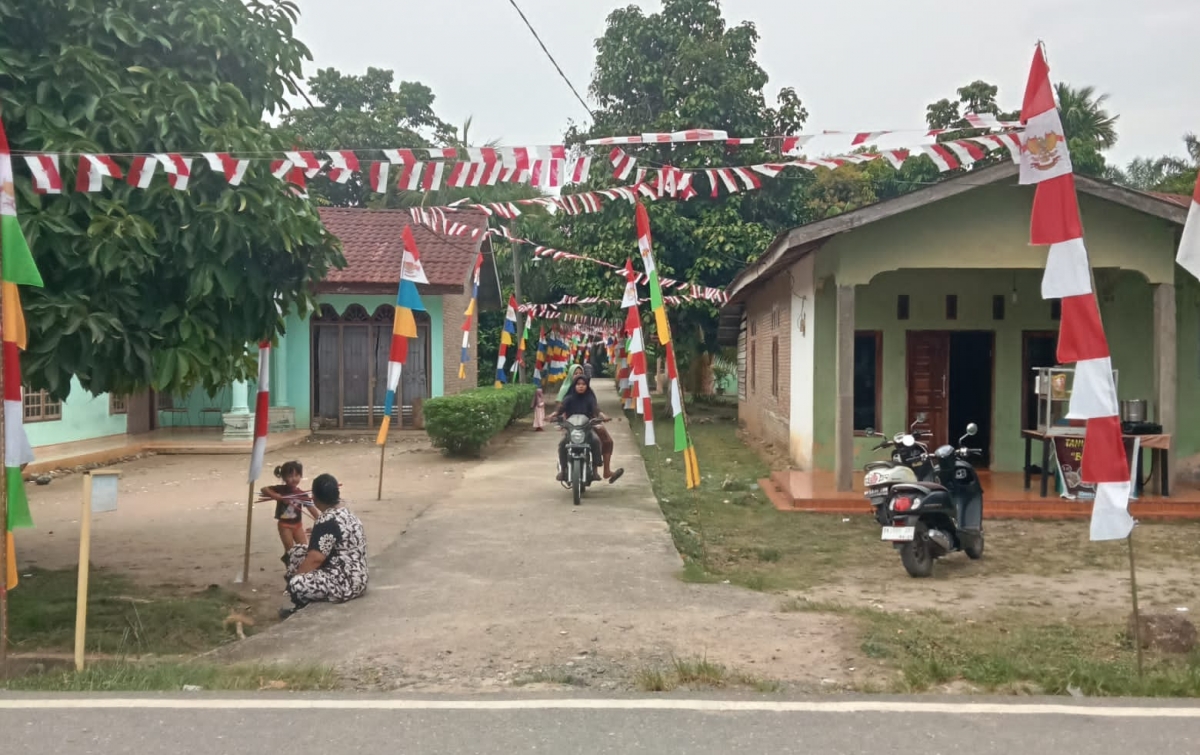 Rasa Patriotisme Warga Desa Purworejo Sambut HUT ke-80 RI