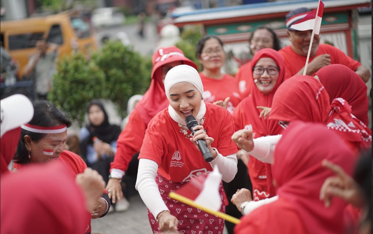 Bank Mandiri Taspen Aksi Peduli Lansia dan Perayaan 17 Agustusan di Berbagai Kota