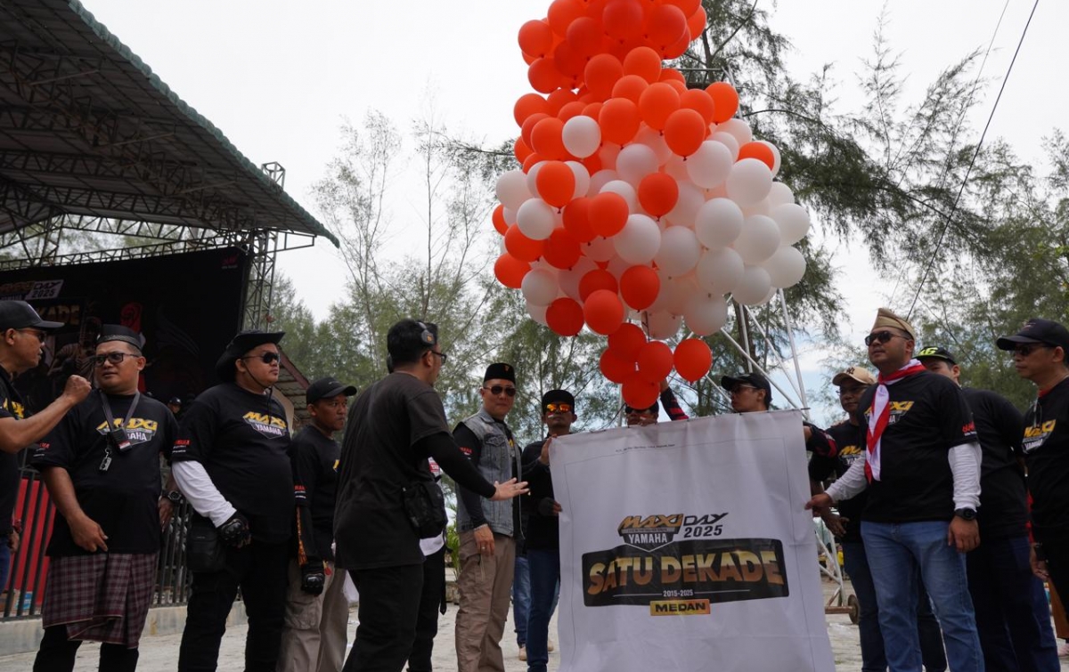 Rayakan 80 Tahun Kemerdekaan RI, Komunitas MAXi Yamaha Gelar MAXi Day