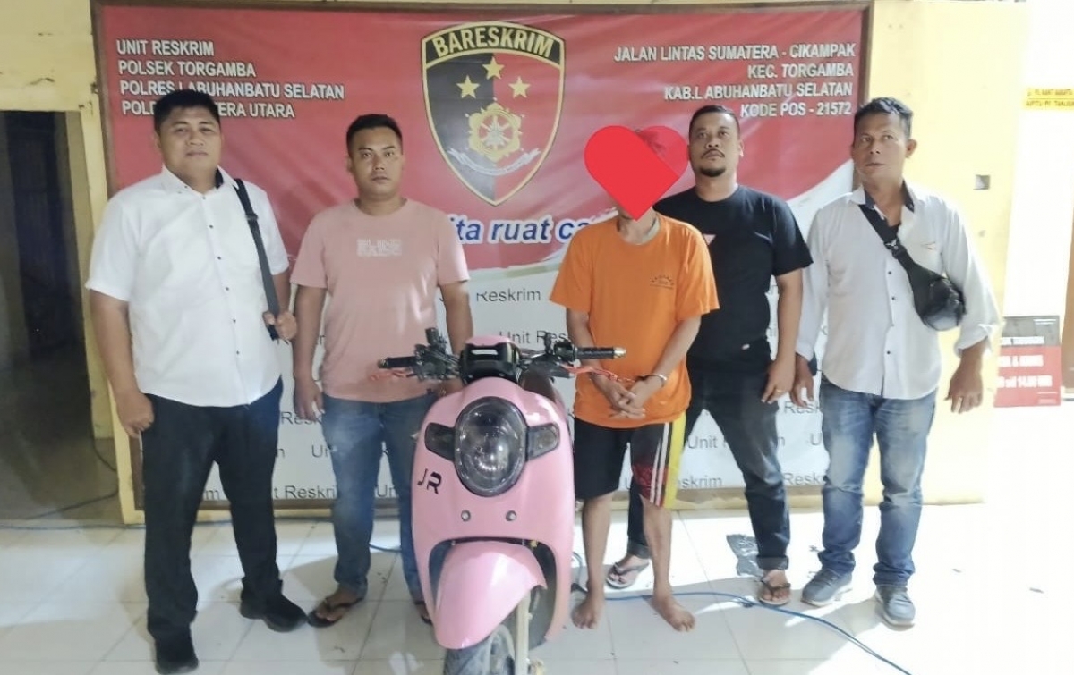 Bobol Rumah Pegawai BUMN Asal Medan, Polsek Torgamba Ringkus Pelaku Curanmor di Riau