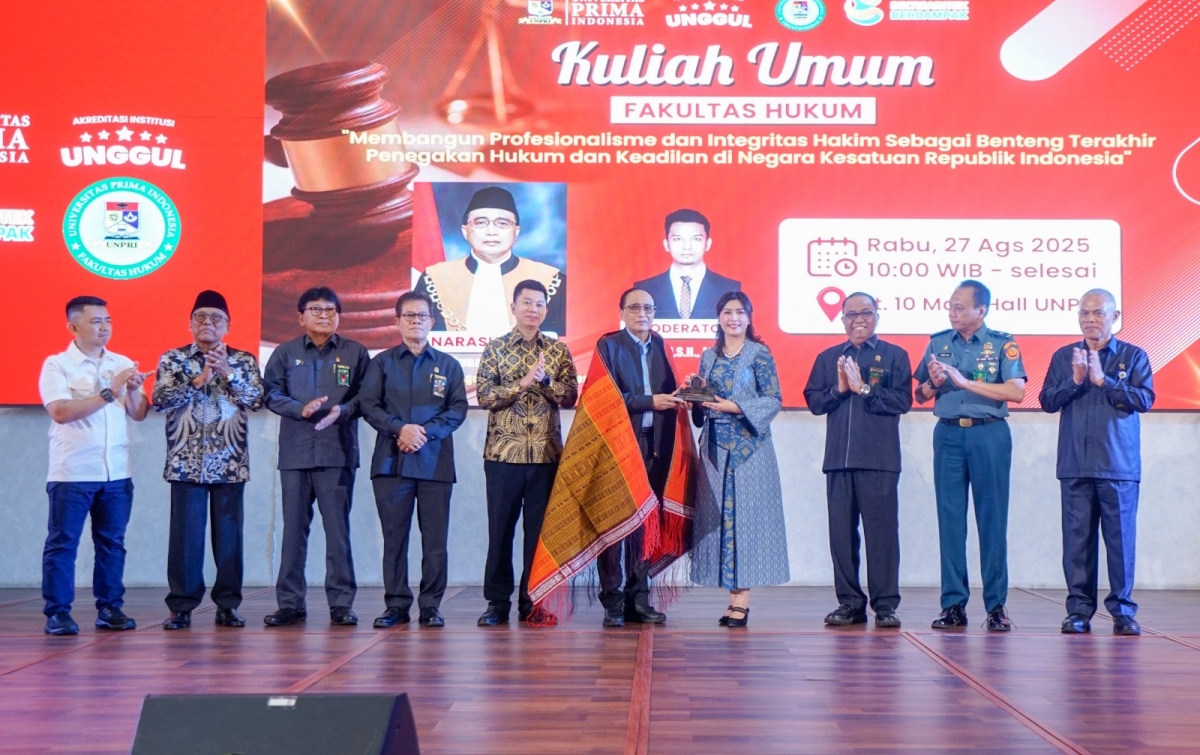 Kuliah Umum di UNPRI, Ketua MA Prof Sunarto: Hakim Penjaga Nilai Keadilan yang Melampaui Teks Hukum