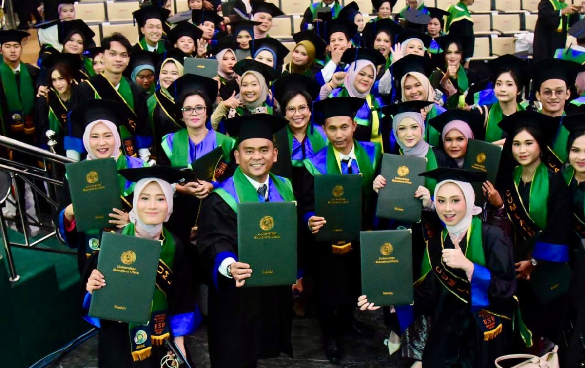 USU Sukses Gelar Wisuda Tertib dan Berkesan, Alumni Apresiasi Pencapaian dan Kepemimpinan Kampus