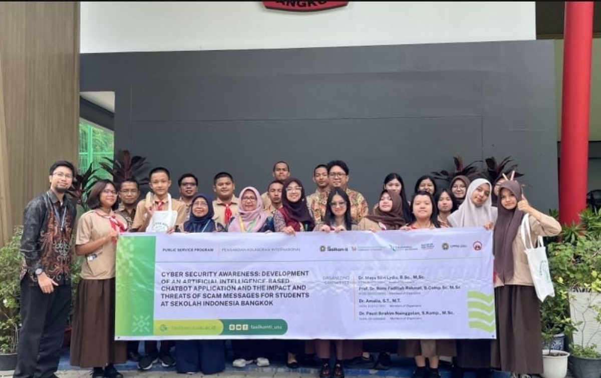 Tingkatkan Literasi Digital, USU Ajak Pelajar Indonesia di Bangkok Waspada Ancaman Siber