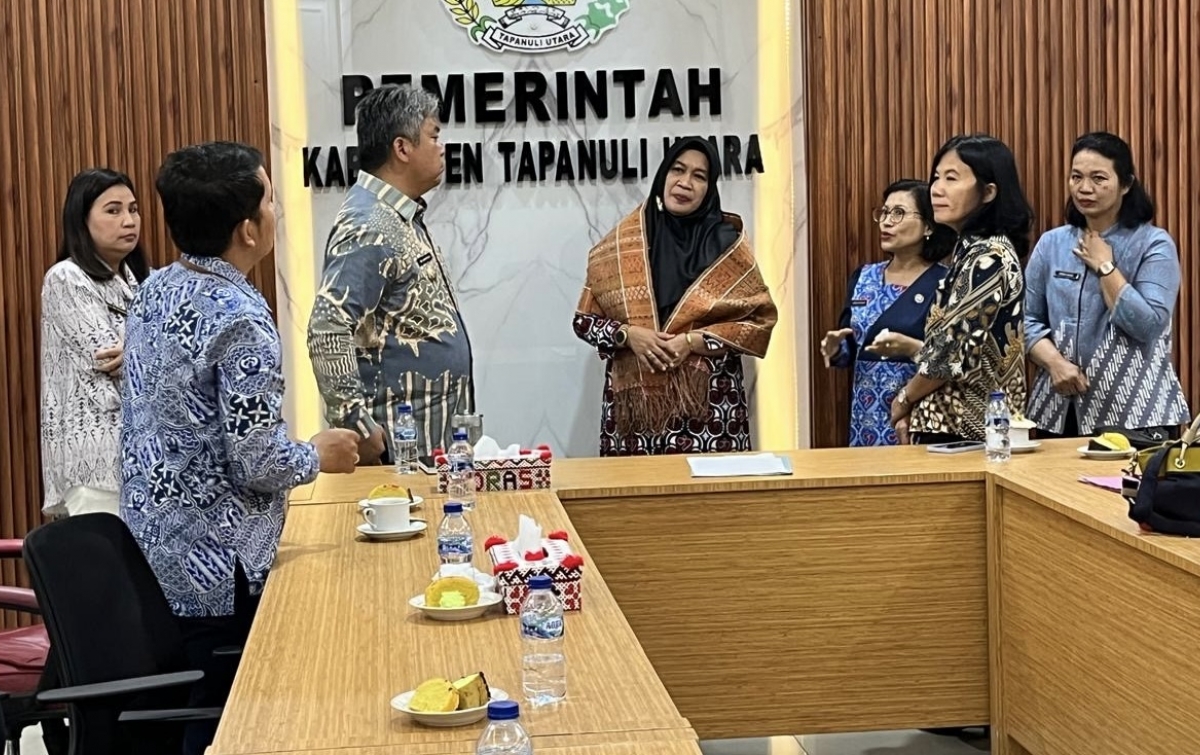 Sambut Kunker Kepala BKKBN Sumut, Deni Lumbantoruan: Pemkab Taput Rencanakan Aplikasi Penanganan Stunting