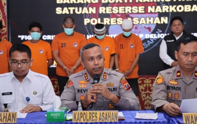 Jaringan Narkoba Internasional Terbongkar, 6 Kurir di Medan dan Batubara Ditangkap, Barang Bukti 33 Kg Sabu