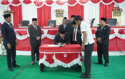 RPJMD Palas 2025-2029 Disahkan Jadi Perda