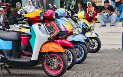 Rayakan Kemerdekaan RI, Alfa Scorpii Gelar Pameran Classy Yamaha Series