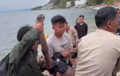 Warga Medan Tewas Tenggelam di Danau Toba