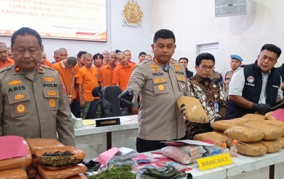 Polres Madina Ringkus 36 Tersangka Narkoba dan Ungkap 2 Ladang Ganja