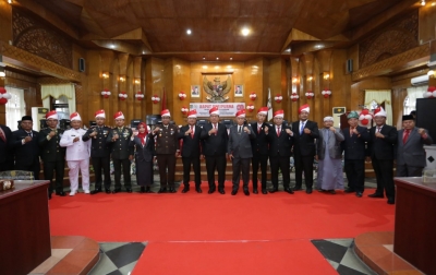 Pemkab Bersama Forkopimda Asahan Simak Pidato Kenegaraan 