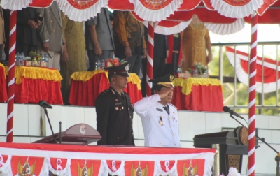 Pemkab Nias Barat Gelar Upacara HUT ke-80 Kemerdekaan RI di Lapangan Merdeka
