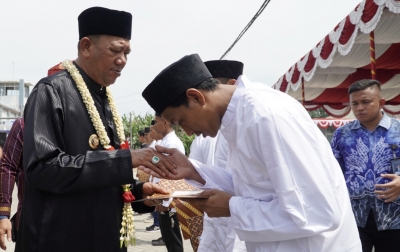 Bupati Afandin Serahkan Remisi Kepada Warga Binaan Lapas