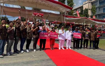 Telkomsel Meriahkan Gebyar Merdeka HUT ke- 80 Kemerdekaan RI di Gunungsitoli