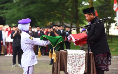 HUT ke-80 RI di USU, Prof Muryanto Amin Pembina Upacara