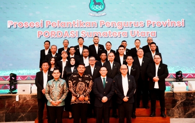 Ketum PP Pordasi Aryo PS Djojohadikusumo Lantik Pengprov Pordasi Sumut, Sampaikan Pesan Penting Prabowo