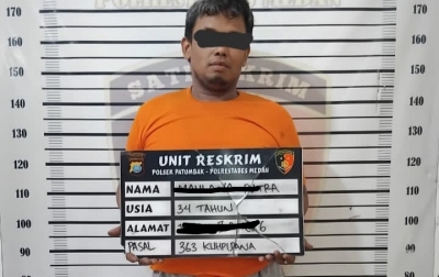 Tim URC Polsek Patumbak Tembak Kaki Pembobol Brankas