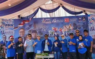 DPD BM PAN Medan Gelar Jalan Sehat,  Ajak Masyarakat Bangkitkan Kepercayaan ke Parpol