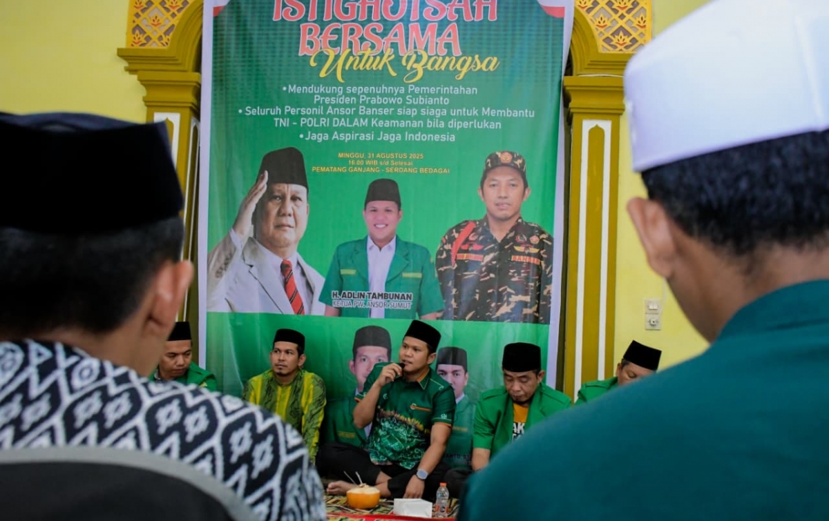 Ansor Sumut Istigasah Bersama Masyarakat untuk Keselamatan Bangsa