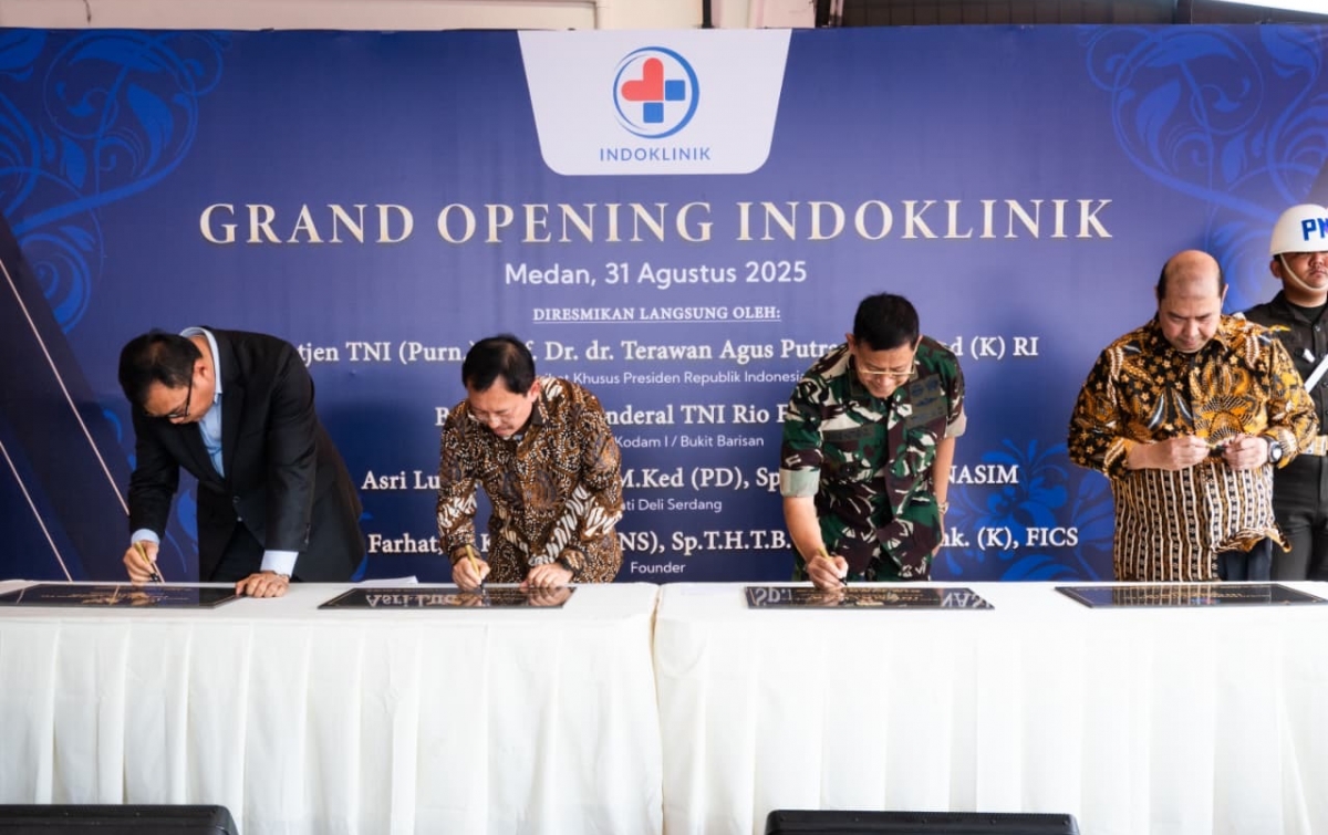 Indoklinik Hadir di Tembung, Diresmikan Langsung Prof Terawan