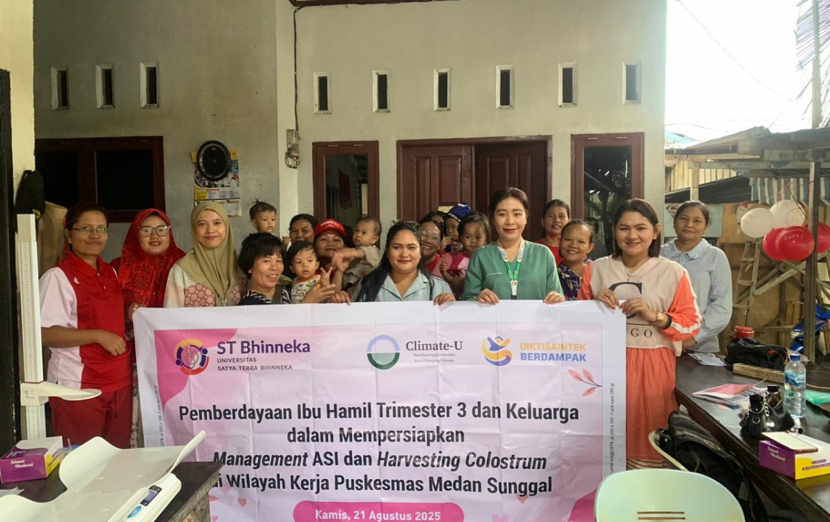Kolaborasi Keluarga, Ibu Hamil dalam Manajemen ASI, Dosen ST Bhinneka-Puskesmas Sunggal Jadi Pelopor