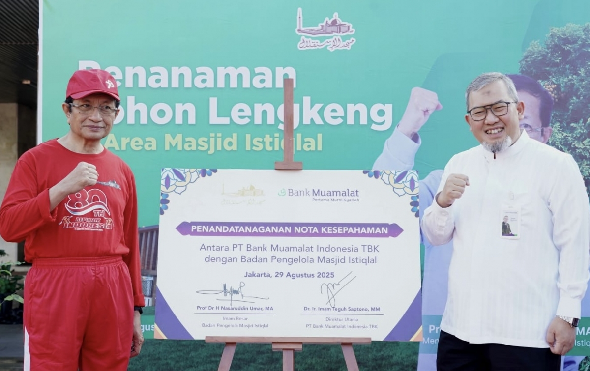 Bank Muamalat Perkuat Sinergi dengan Masjid Istiqlal