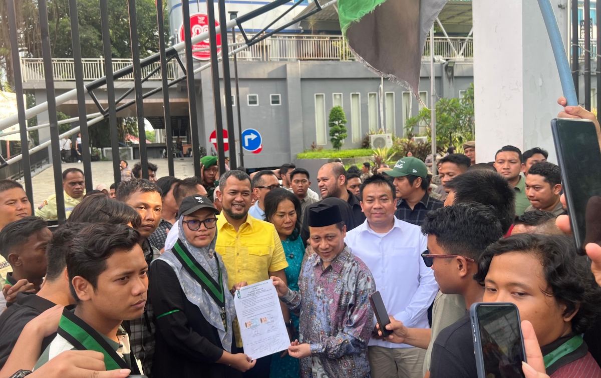 Pimpinan dan Fraksi Golkar DPRD Medan Tampung Aspirasi HMI