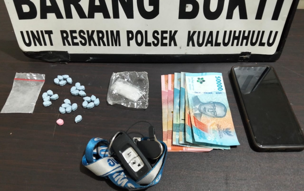 Polsek Kualuh Hulu Tangkap Pengedar Narkoba yang Bekerja Mocok-mocok