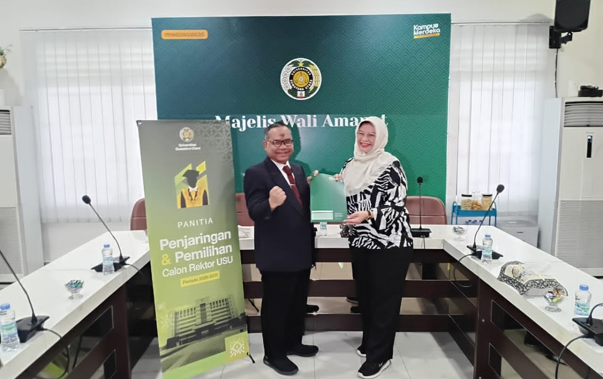 Prof. Hasim Purba Resmi Mendaftar Calon Rektor USU Periode 2026–2031, Usung University for Society
