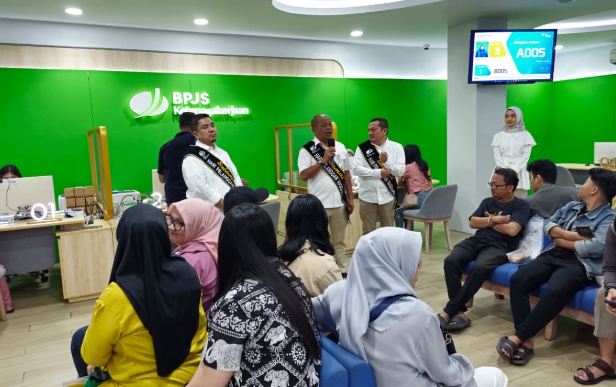 BPJS Ketenagakerjaan Medan Rayakan Hari Pelanggan Nasional, Tekankan Pelayanan Sepenuh Hati
