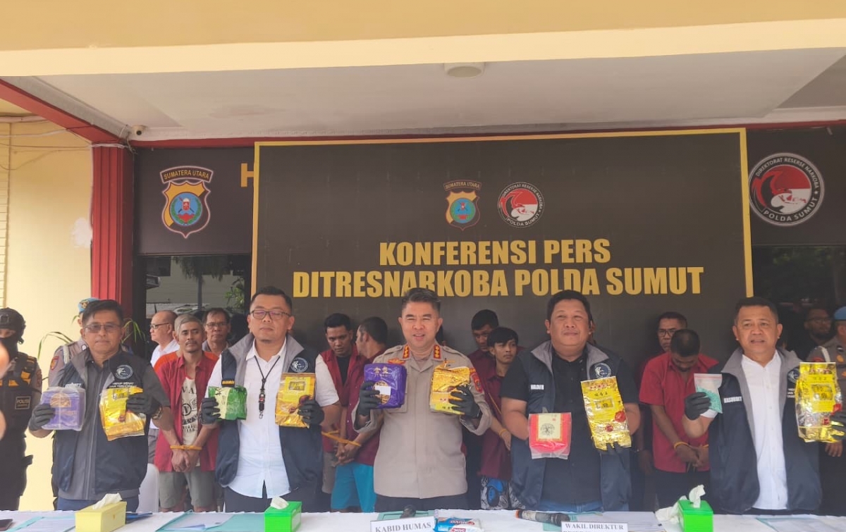 Polda Sumut Ungkap 114 Kasus Narkoba, Selamatkan Lebih dari 125 Ribu Jiwa