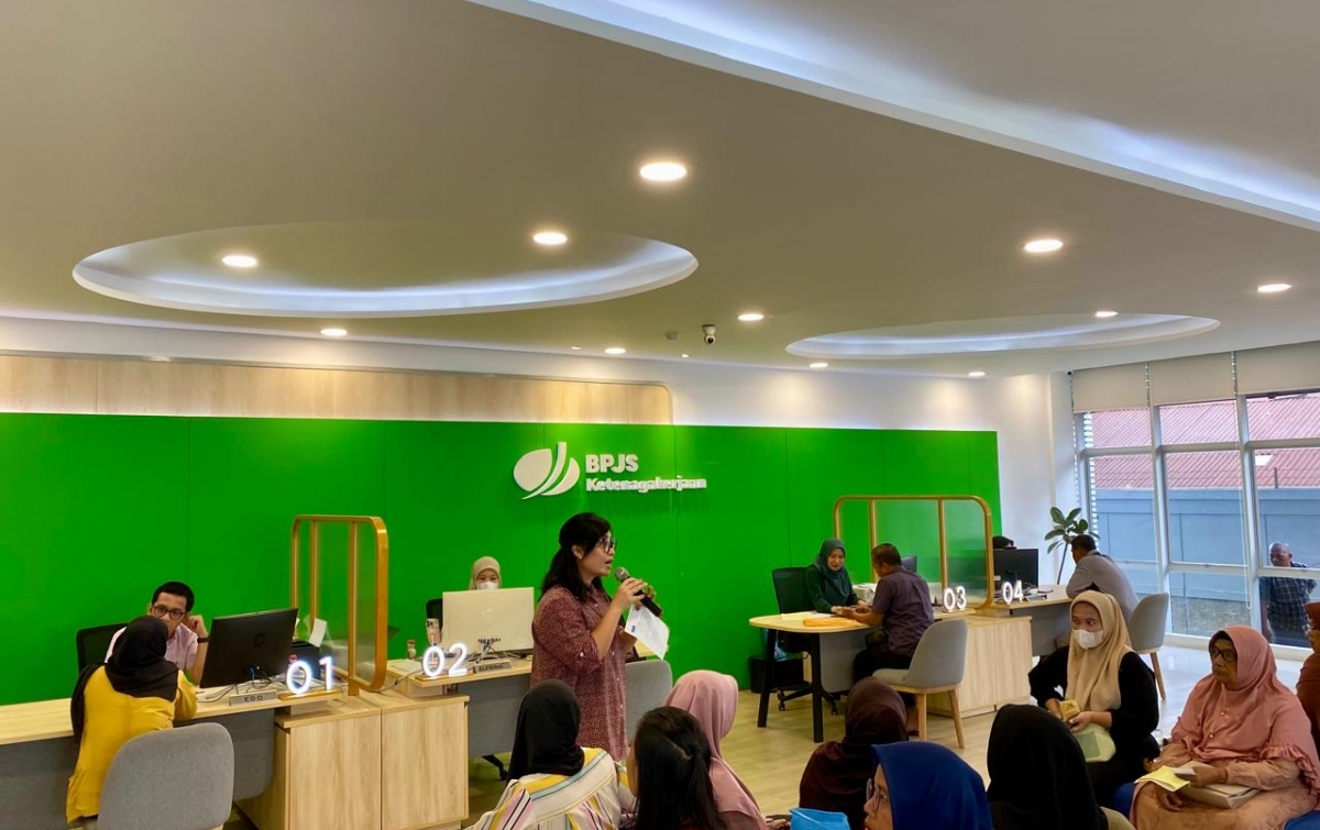 Sapa Peserta, BPJS Ketenagakerjaan Medan Utara Ingatkan Pentingnya Perlindungan Sosial