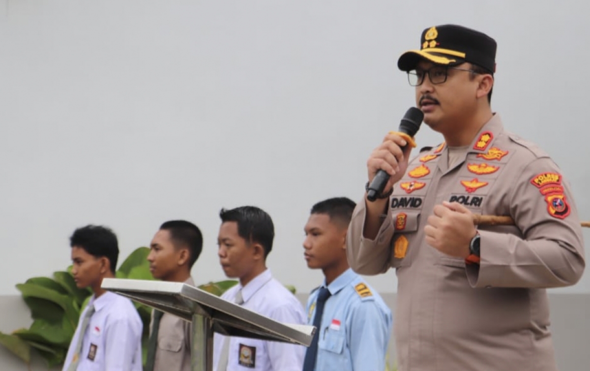 Cegah Kenakalan Remaja dan Bullying, Kapolres Langkat Sampaikan Pesan Penting kepada Pelajar