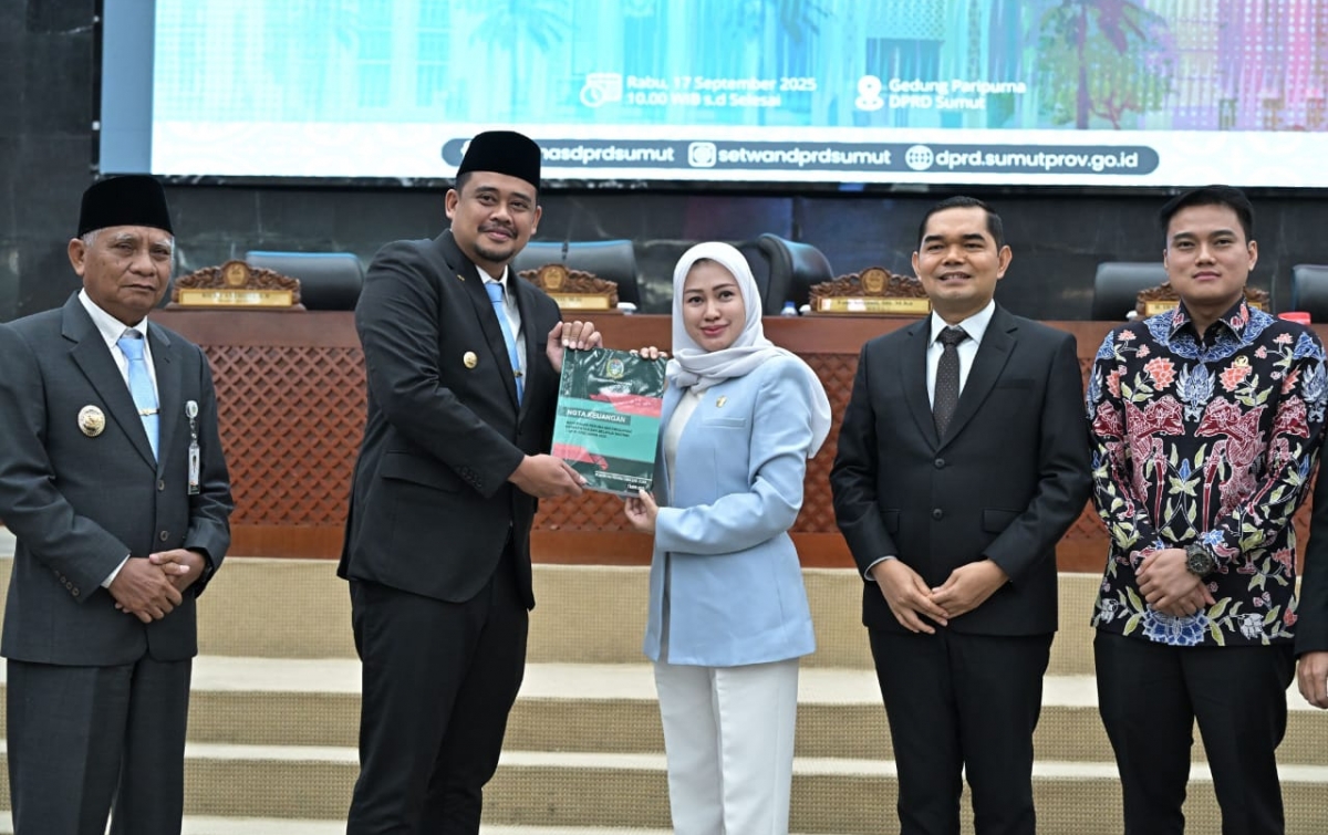 Rp12,5 Triliun untuk Pembangunan Sumut, Bobby Nasution Sampaikan Ranperda P-APBD 2025