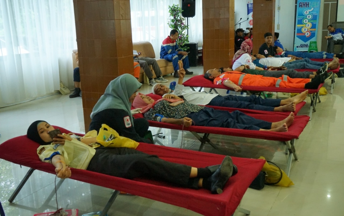 Tebarkan Kebaikan Bersama PMI, PHR Zona 1 Kumpulkan 780 Kantong Darah