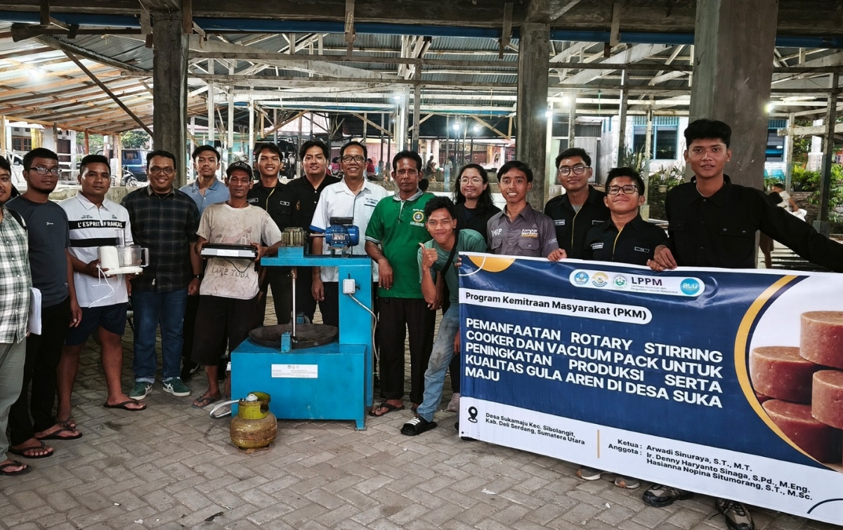 Raih Dana Hibah DPPM Kemendiktisaintek, Tim PKM Unimed Kenalkan TTG ke Petani Gula Aren