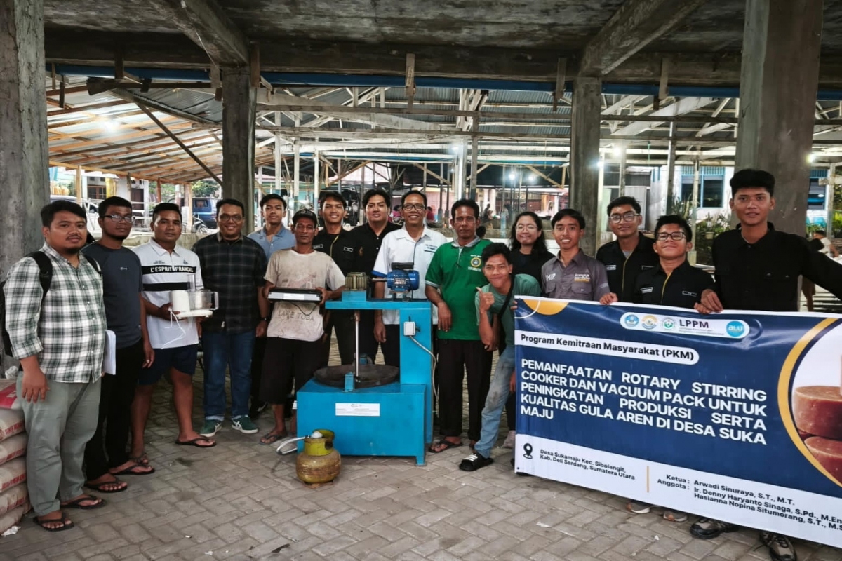 Raih Dana Hibah DPPM Kemendiktisaintek, Tim PKM Unimed Kenalkan TTG ke Petani Gula Aren