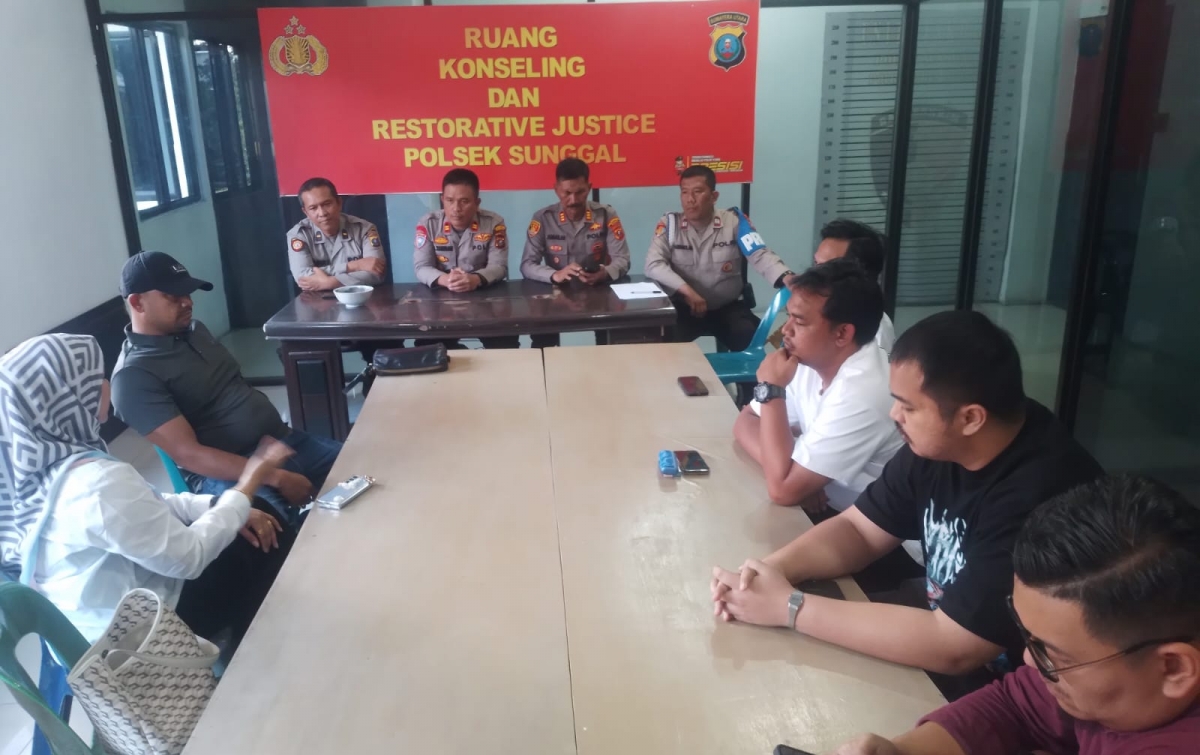 Polsek Sunggal Sukses Mediasi Pihak Car Wash dan Pemilik Mobil