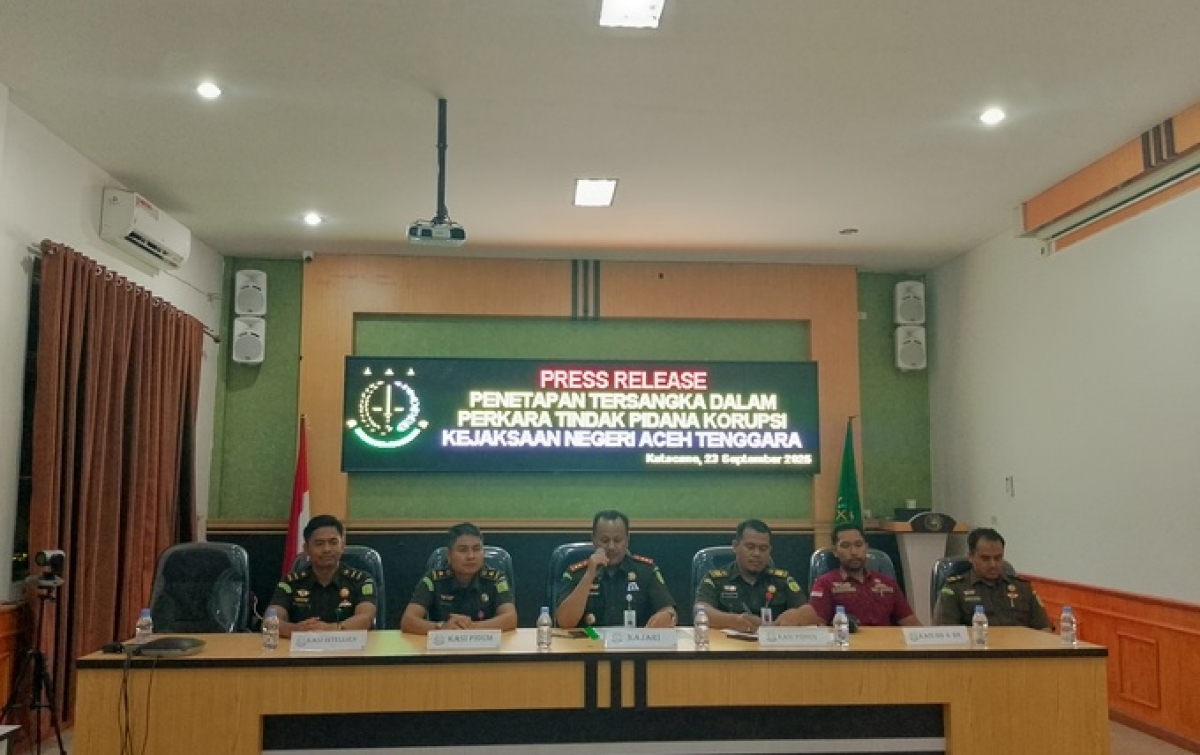 Kerugian Rp2,6 Miliar, Kejari Aceh Tenggara Tetapkan Dua Tersangka Korupsi Pembangunan Jembatan Silayakh
