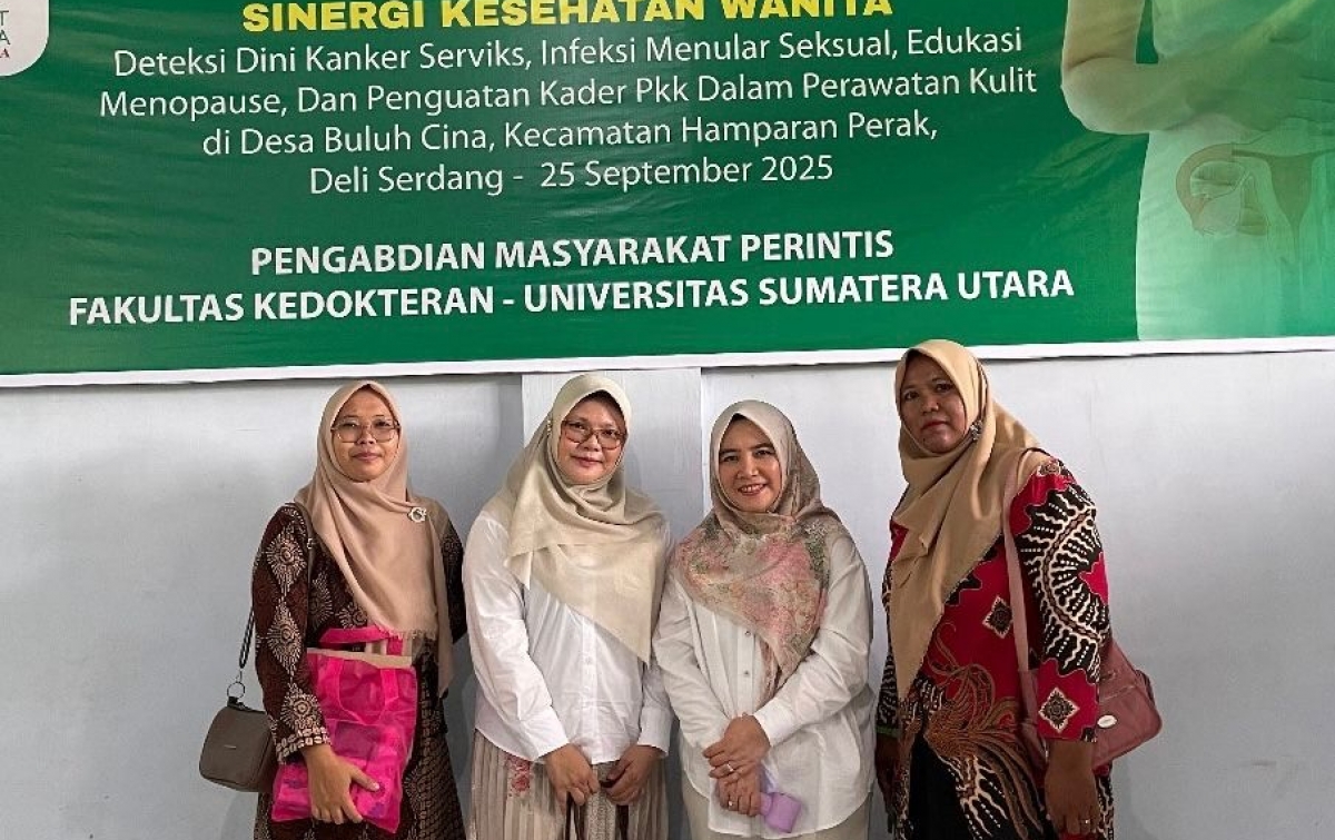 FK USU dan Dompet Dhuafa Edukasi Warga Deliserdang tentang Infeksi Menular Seksual