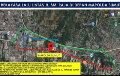 Medan Dipadati Aksi Unjuk Rasa, Puluhan Kelompok Mahasiswa Turun ke Jalan