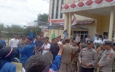 Mahasiswa di Palas Demo, Desak RUU Perampasan Aset Koruptor Disahkan