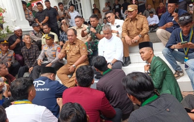 Sampaikan Enam Tuntutan, Mahasiswa Cipayung Plus di Asahan Unjuk Rasa ke DPRD 
