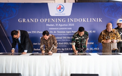 Indoklinik Hadir di Tembung, Diresmikan Langsung Prof Terawan